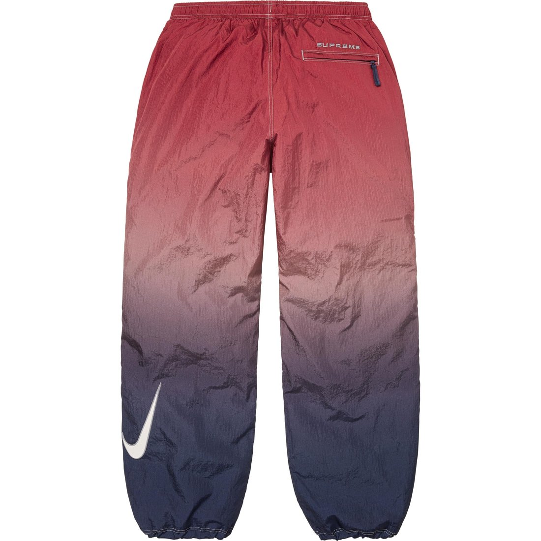 Details on Supreme Nike Ripstop Track Pant Multicolor from spring summer
                                                    2024 (Price is $138)