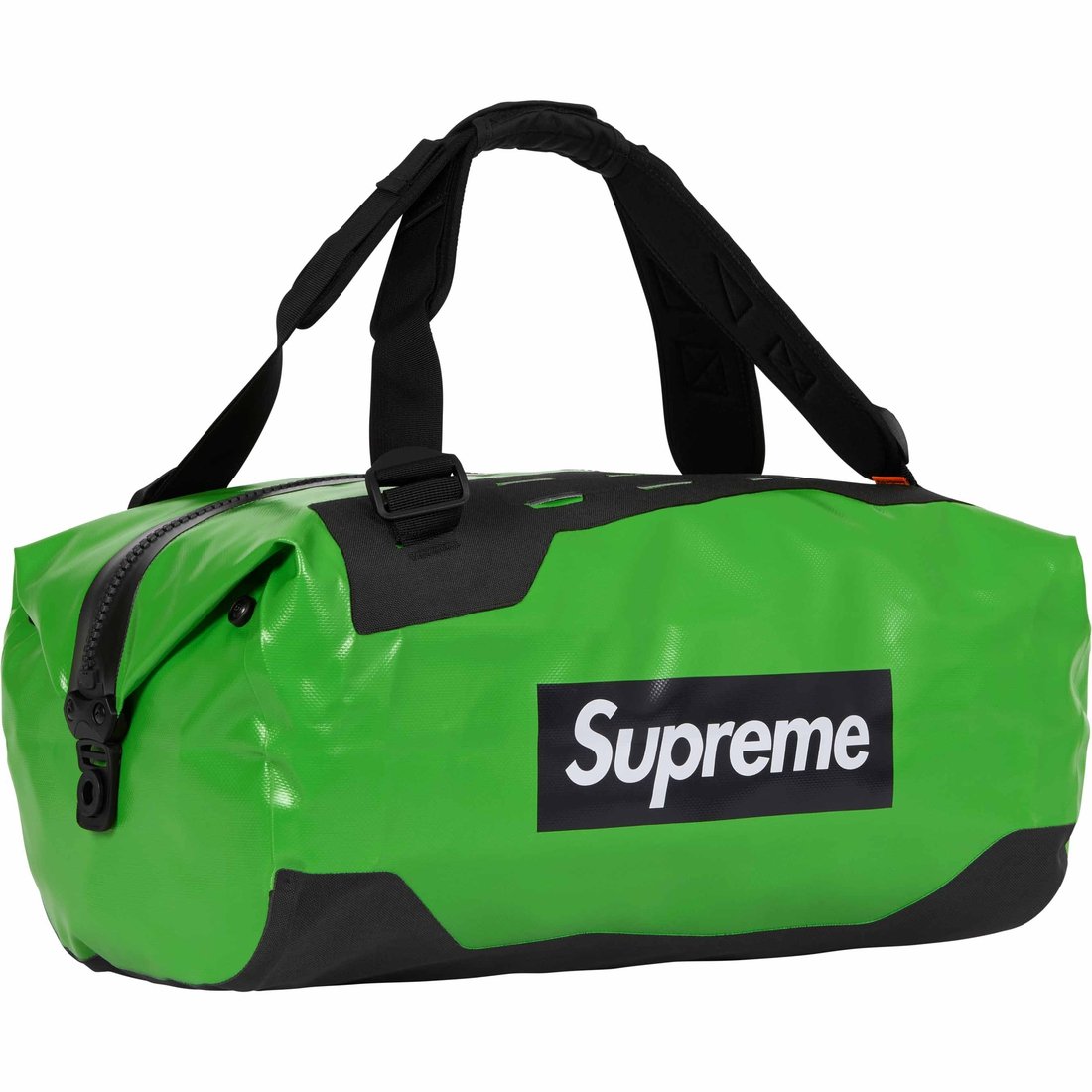 Details on Supreme ORTLIEB Duffle Bag Green from spring summer
                                                    2024 (Price is $278)