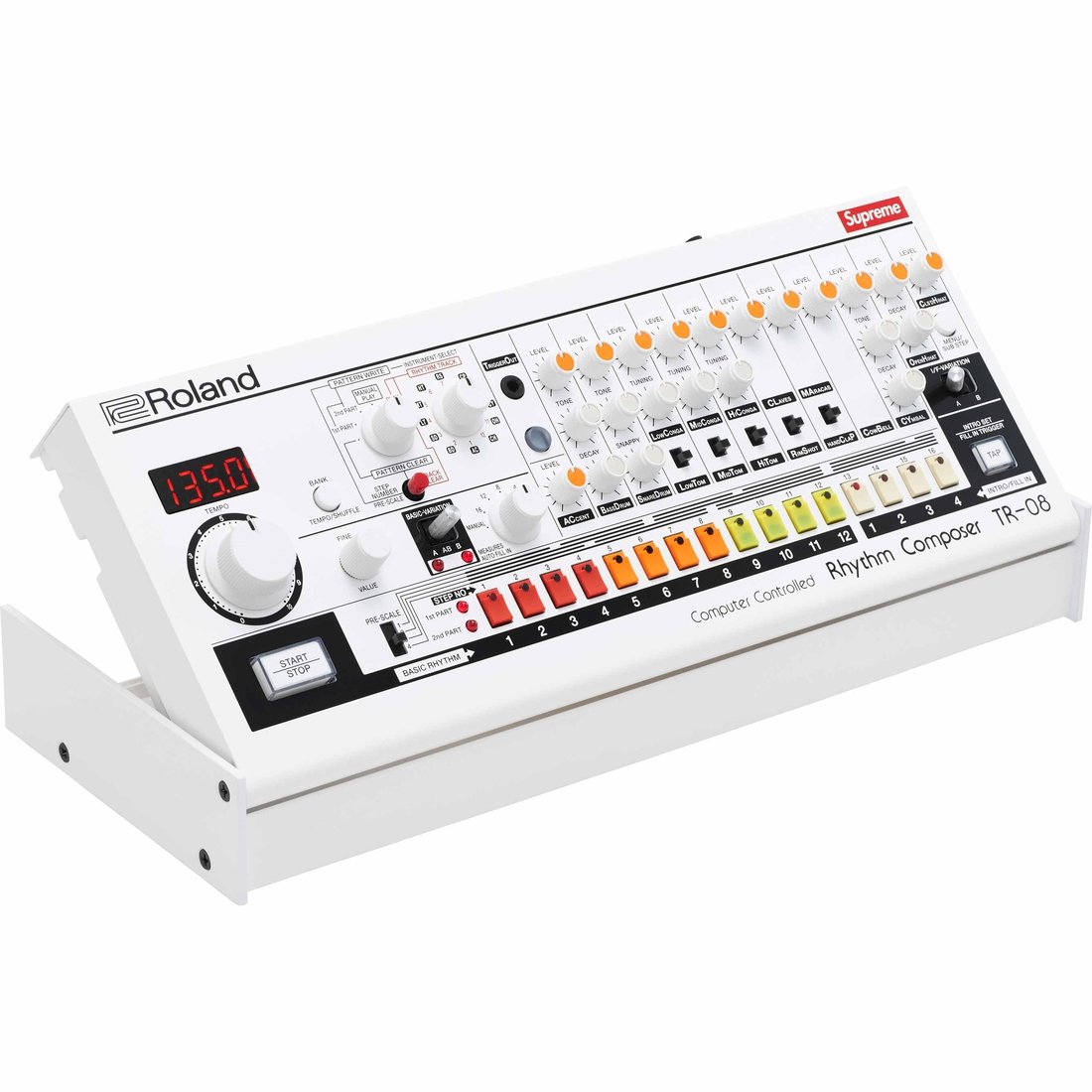 Details on Supreme Roland TR-08 Rhythm Composer White from spring summer
                                                    2024 (Price is $568)