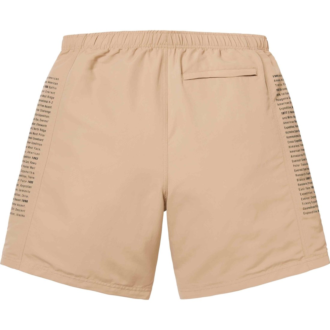 Details on Supreme The North Face Nylon Short Khaki from spring summer
                                                    2024 (Price is $98)