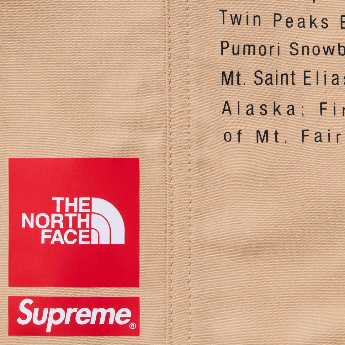 Details on Supreme The North Face Nylon Short Khaki from spring summer
                                                    2024 (Price is $98)