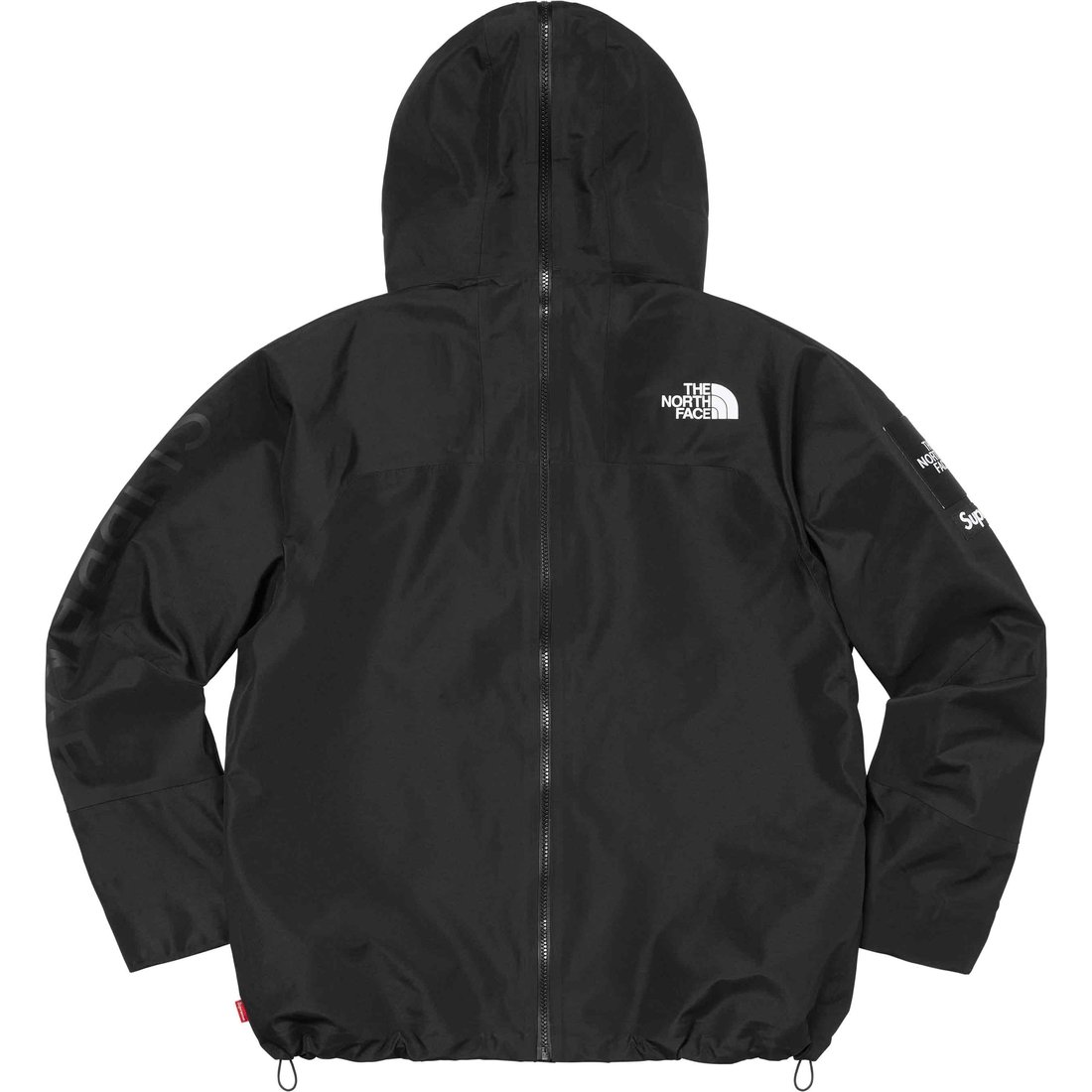 Details on Supreme The North Face Split Taped Seam Shell Jacket Black from spring summer
                                                    2024 (Price is $398)