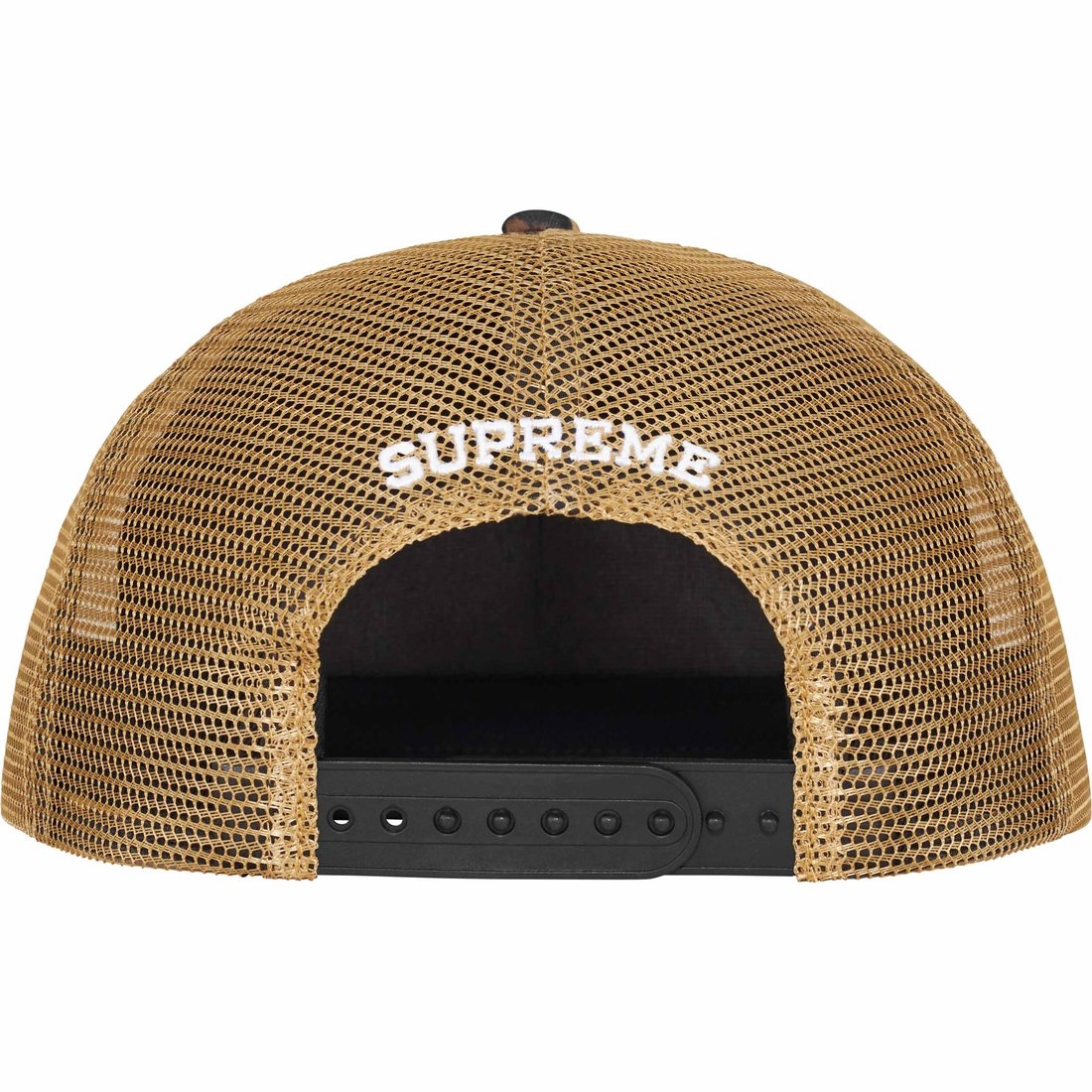 Details on Supreme Toy Machine Mesh Back 5-Panel Leopard from spring summer
                                                    2024 (Price is $48)