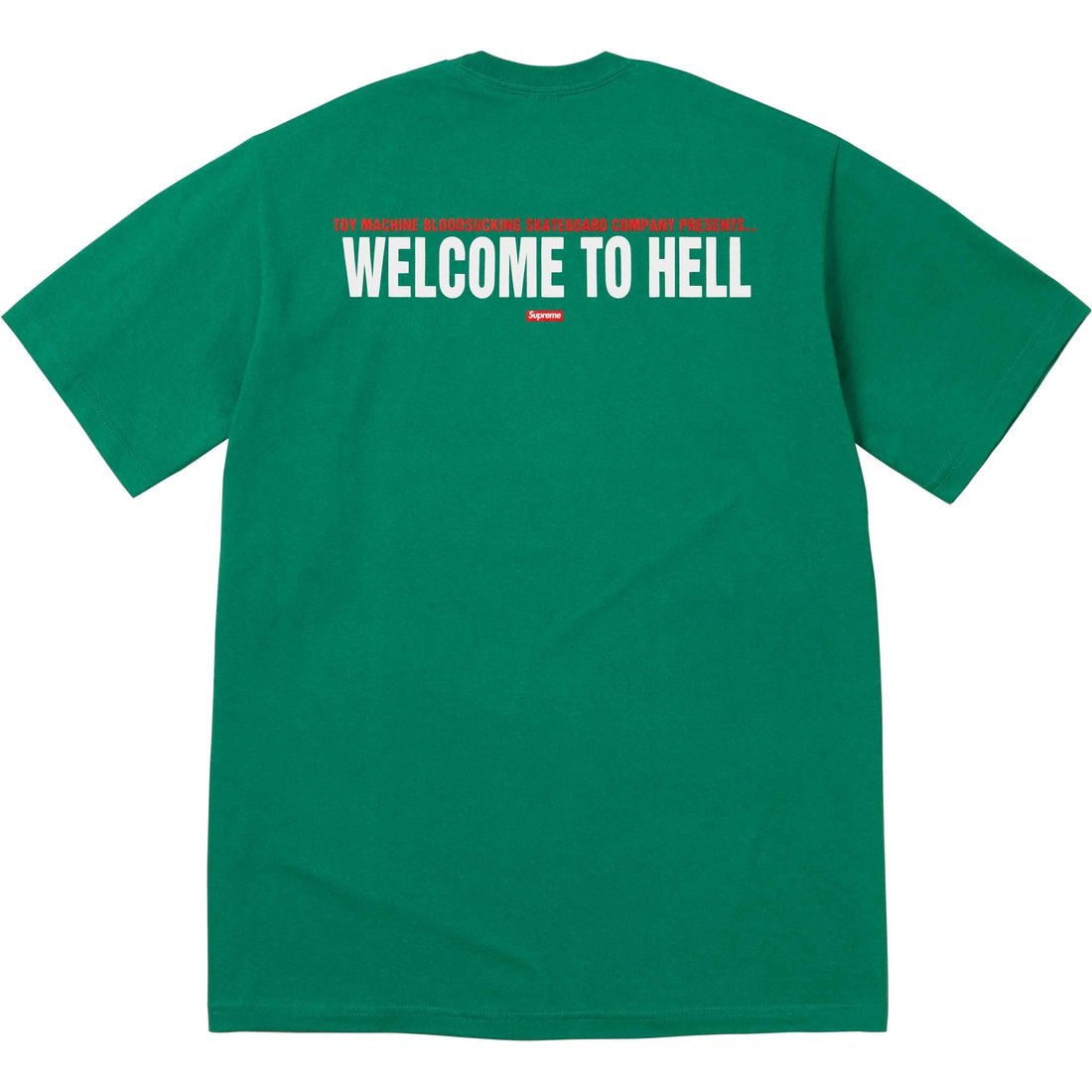 Supreme Supreme Toy Machine Welcome To Hell Tee (SS24) - Light Pine - $44