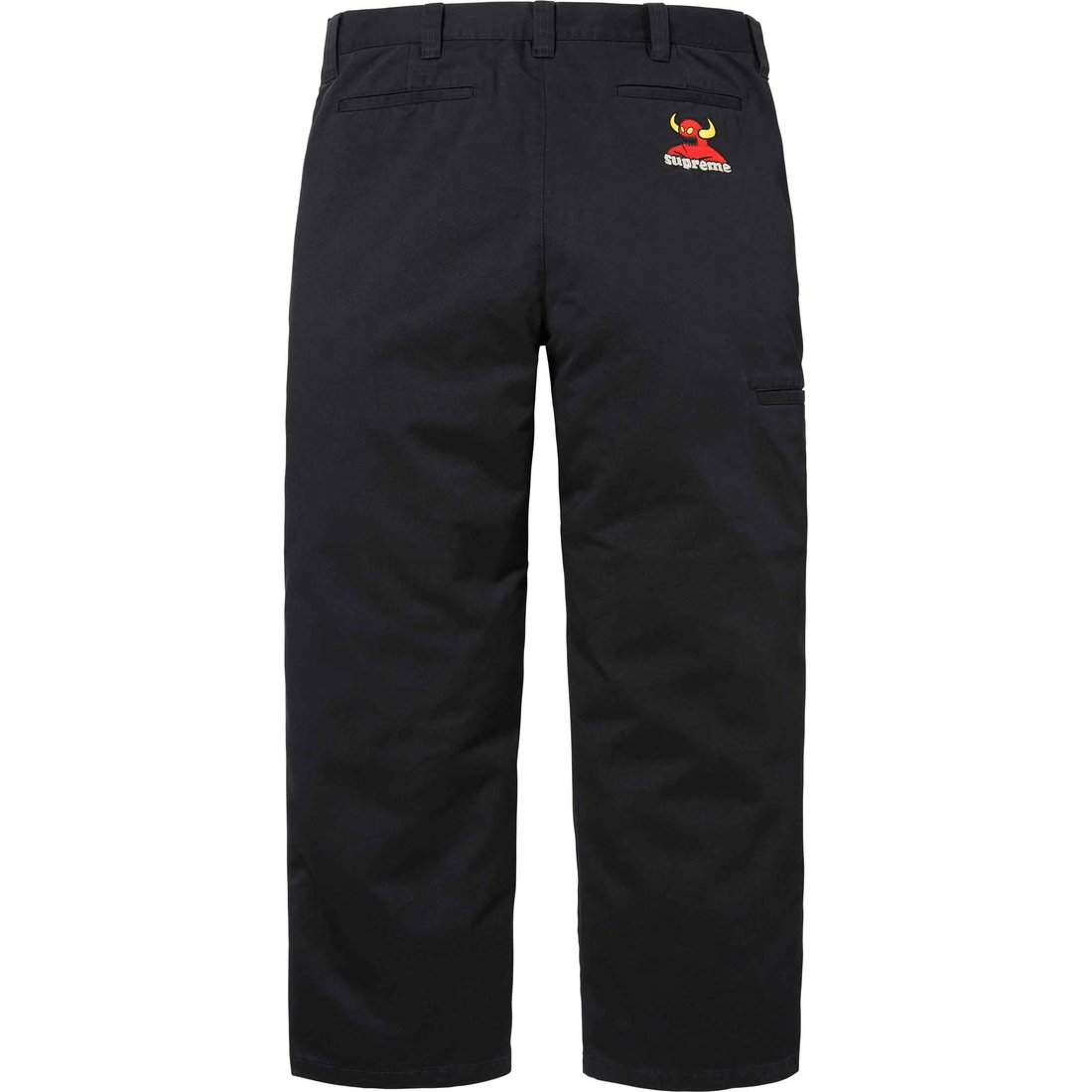 Details on Supreme Toy Machine Work Pant Black from spring summer
                                                    2024 (Price is $138)