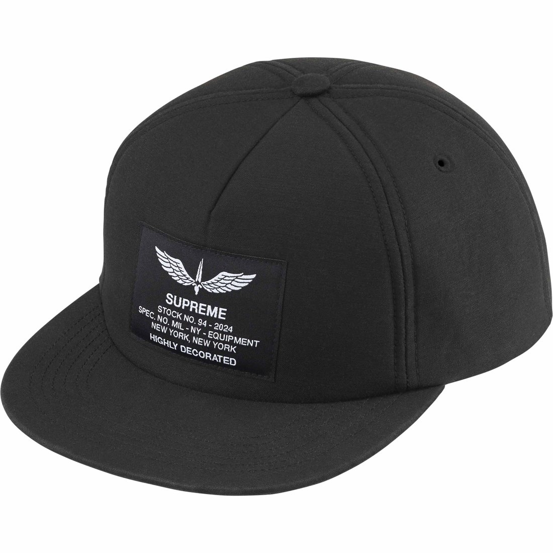 Details on Surplus 5-Panel Black from spring summer
                                                    2024 (Price is $48)