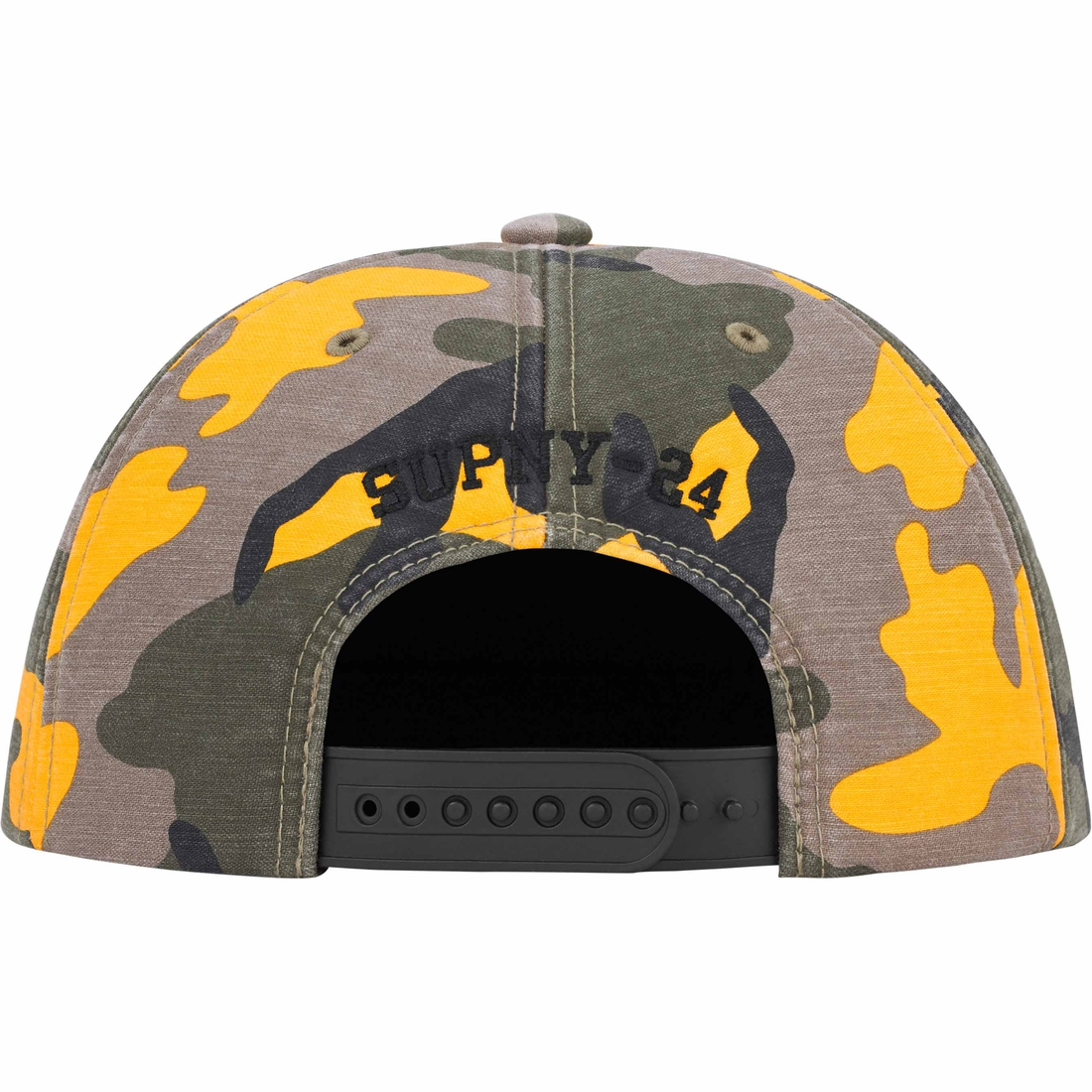 Details on Surplus 5-Panel Yellow Camo from spring summer
                                                    2024 (Price is $48)