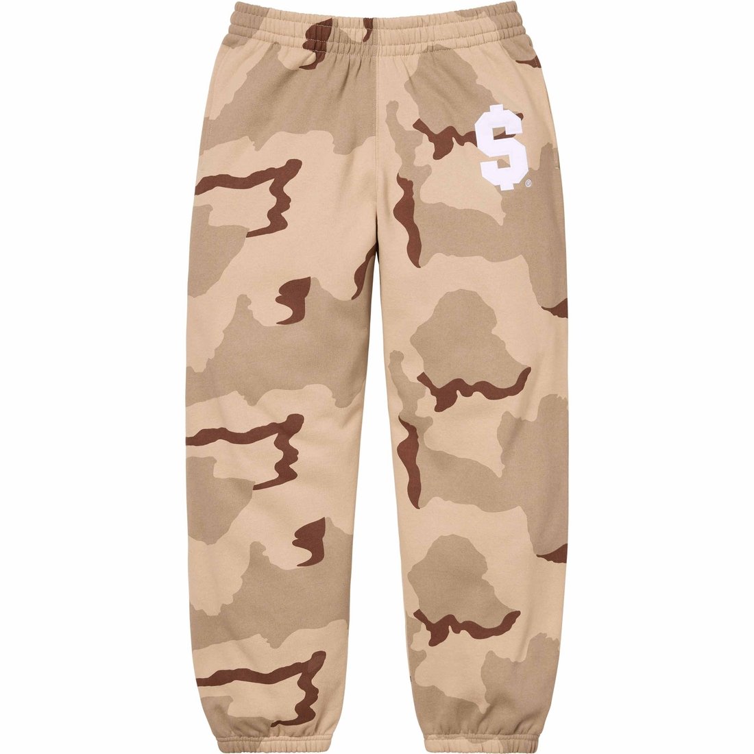 Details on $ Sweatpant Desert Camo from spring summer
                                                    2024 (Price is $158)