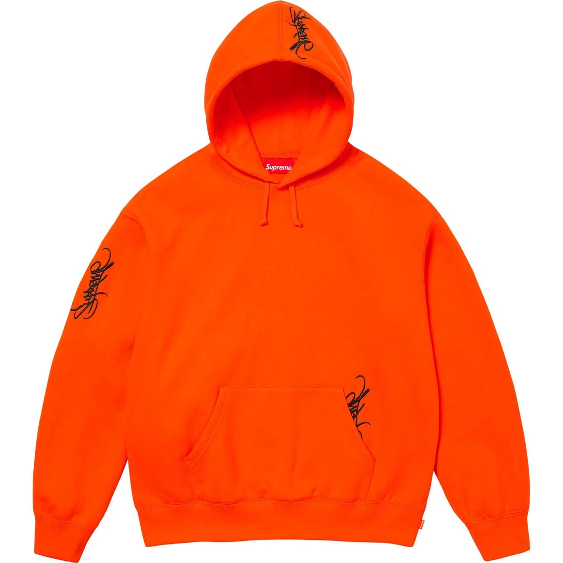 Details on Tag Hooded Sweatshirt Bright Orange from spring summer
                                                    2024 (Price is $158)