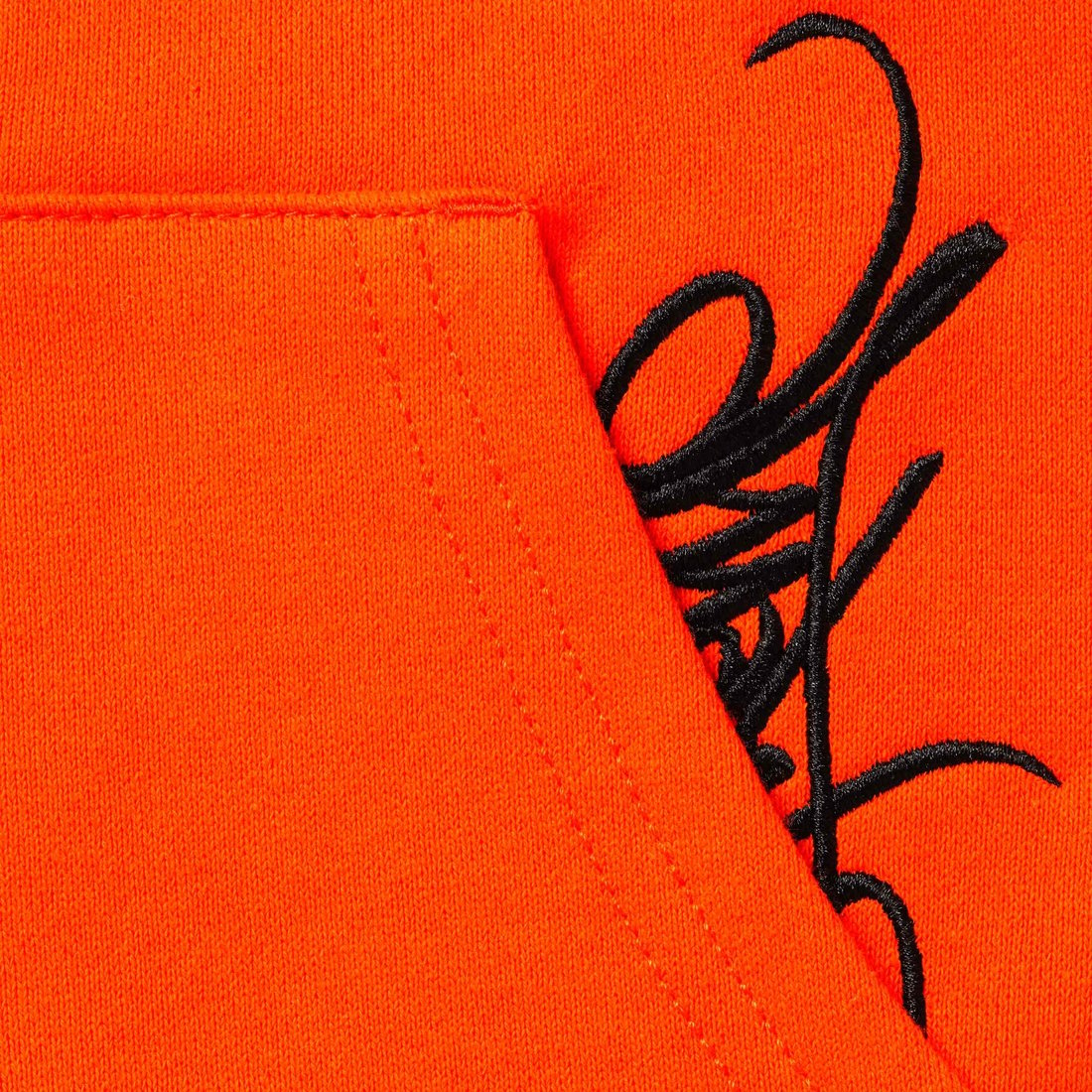 Details on Tag Hooded Sweatshirt Bright Orange from spring summer
                                                    2024 (Price is $158)