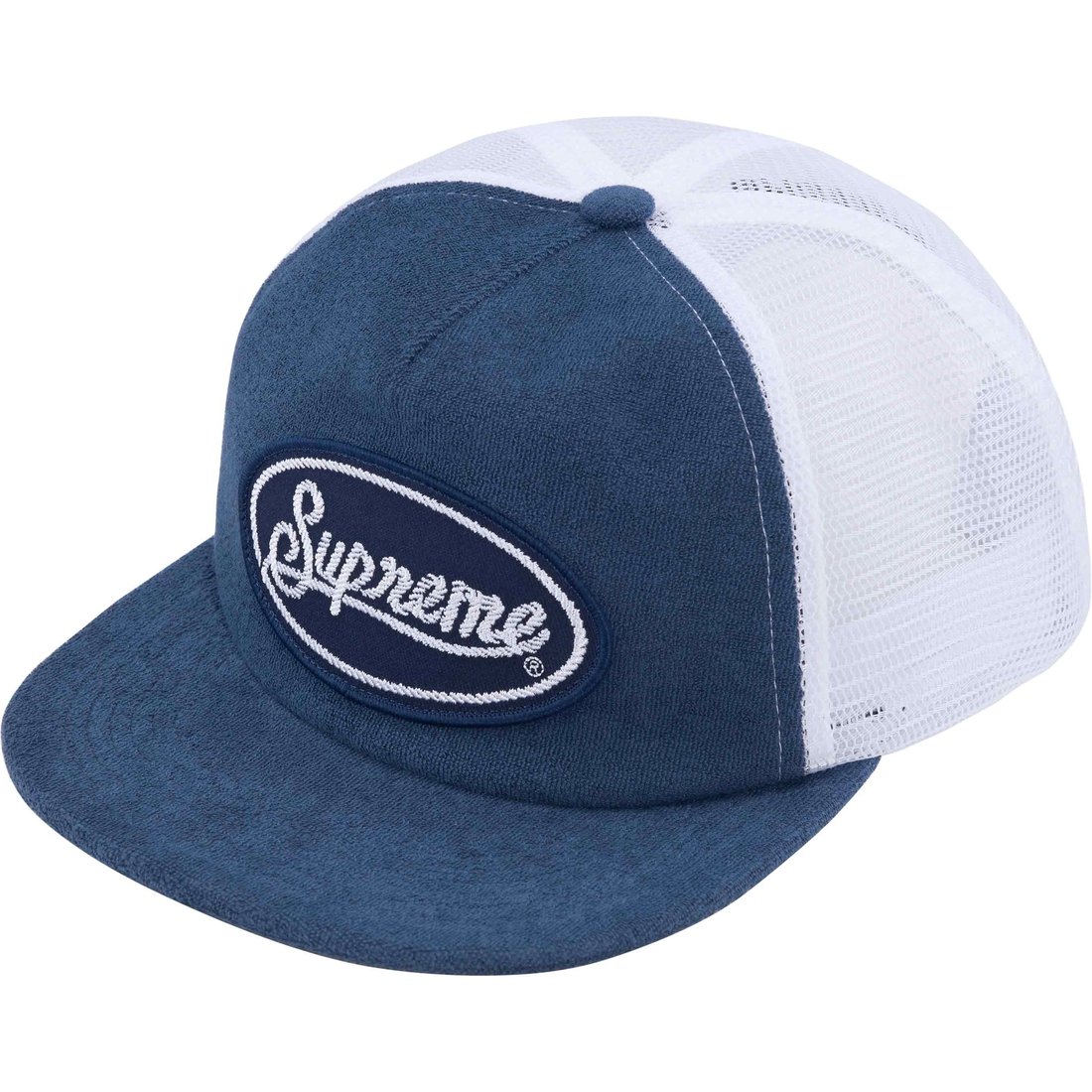 Details on Terry Mesh Back 5-Panel Blue from spring summer
                                                    2024 (Price is $48)