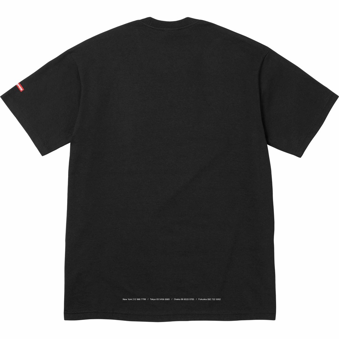 Supreme Tunnel Tee (SS24) - Black - $40