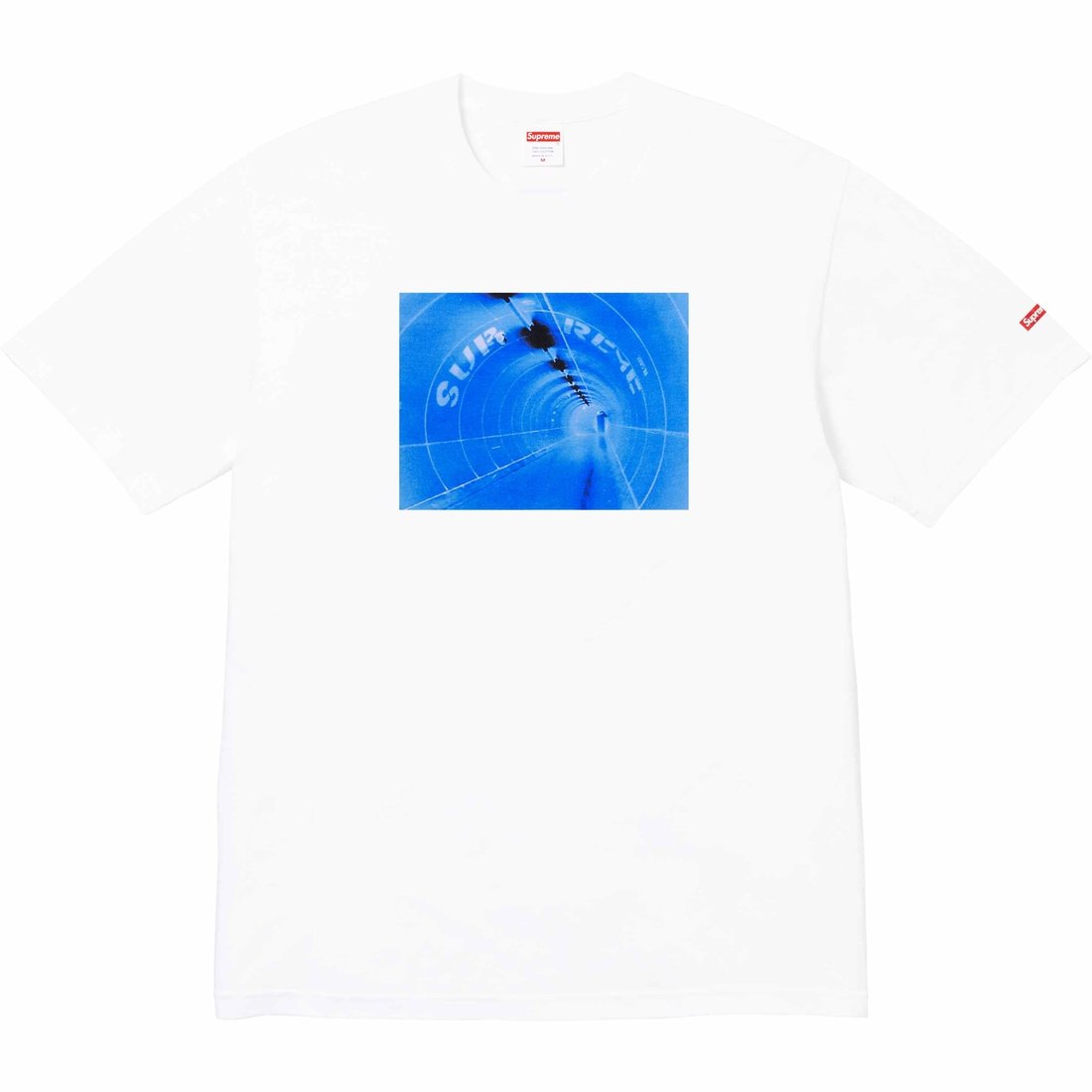 Supreme Tunnel Tee (SS24) - White - $40