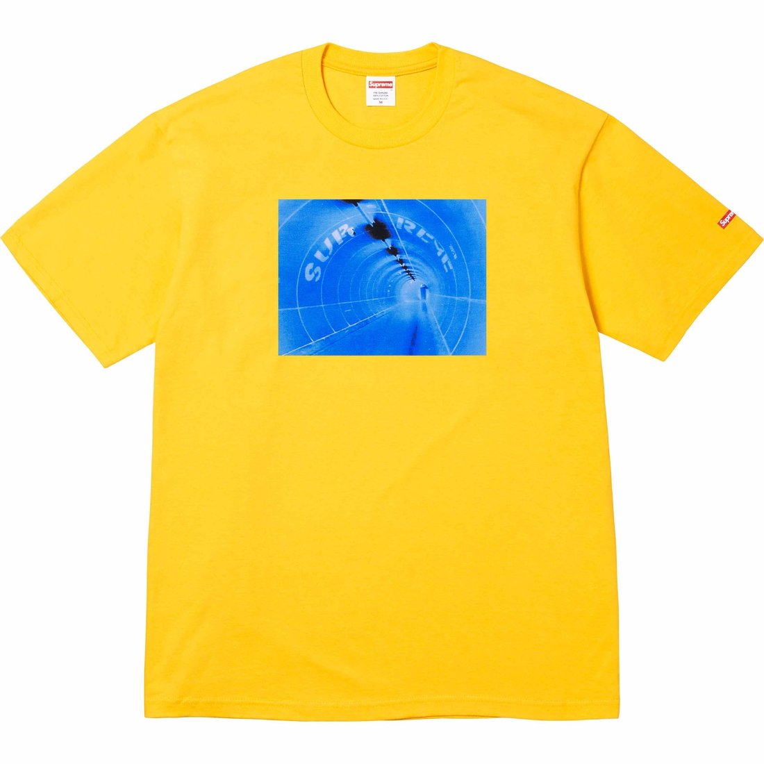 Supreme Tunnel Tee (SS24) - Yellow - $40