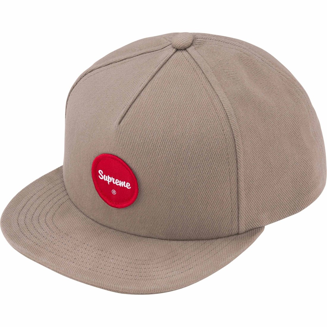 Details on Twill Patch 5-Panel Khaki from spring summer
                                                    2024 (Price is $48)