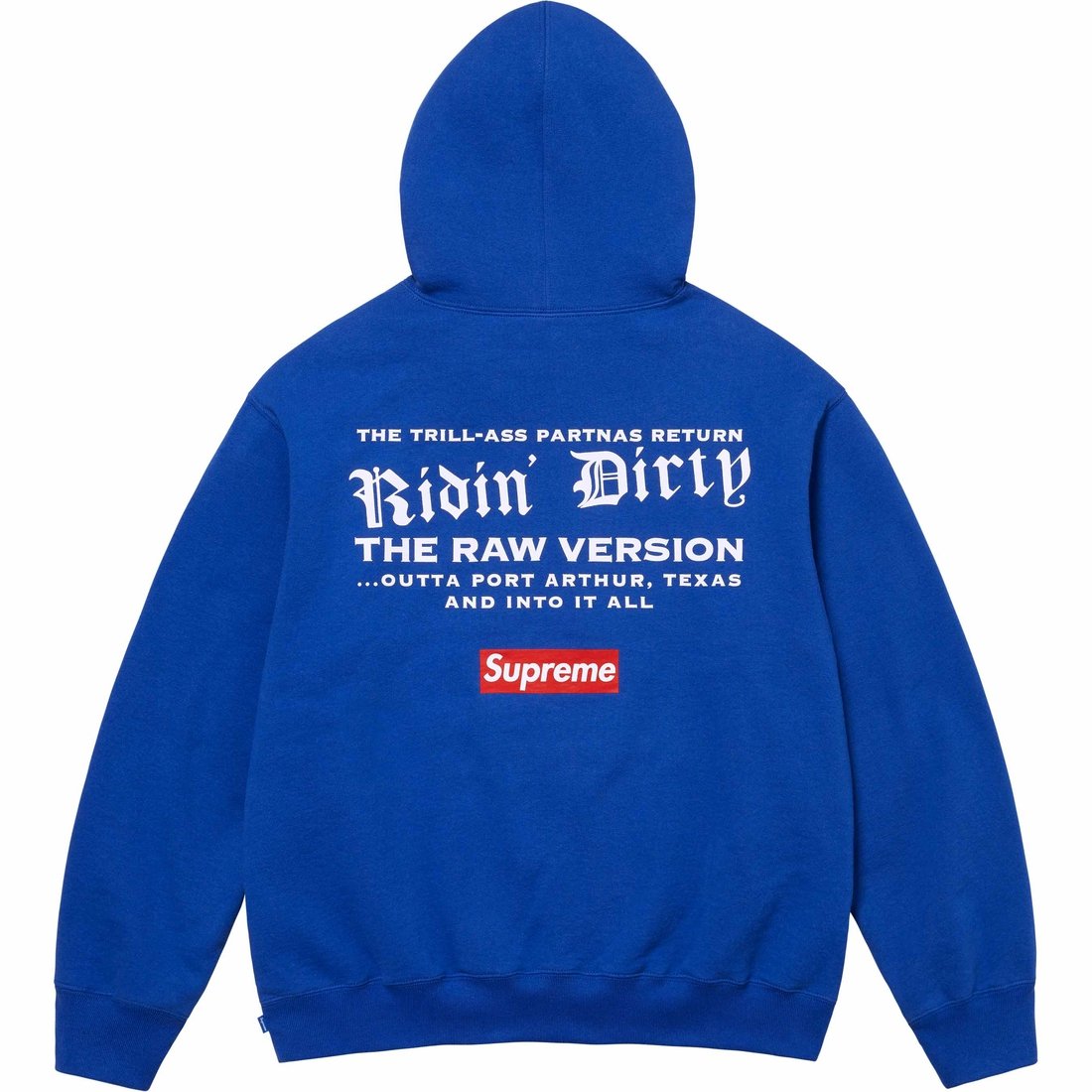 Details on UGK Hooded Sweatshirt Royal from spring summer
                                                    2024 (Price is $178)