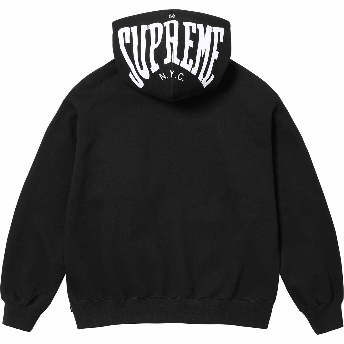 Supreme Warm Up Hooded Sweatshirt (SS24) - Black - $158