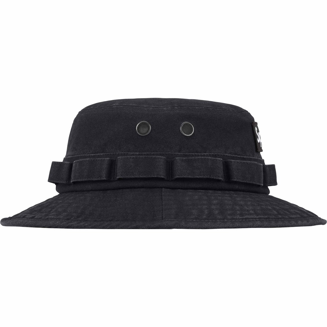 Details on Washed Canvas Boonie Black from spring summer
                                                    2024 (Price is $68)