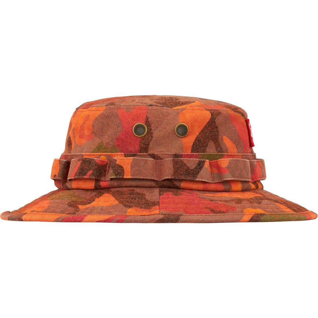 Details on Washed Canvas Boonie Orange Camo from spring summer
                                                    2024 (Price is $68)