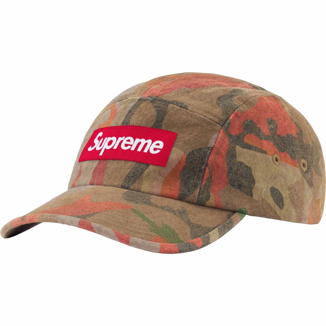 Details on Washed Canvas Camp Cap Tan Camo from spring summer
                                                    2024 (Price is $54)