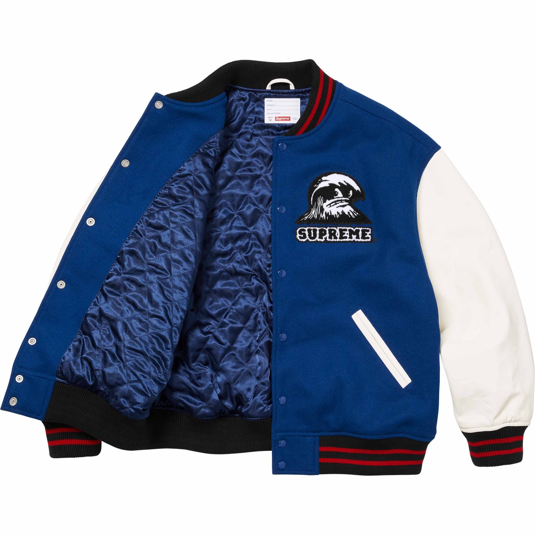 Details on Wave Varsity Jacket Blue from spring summer
                                                    2024 (Price is $568)