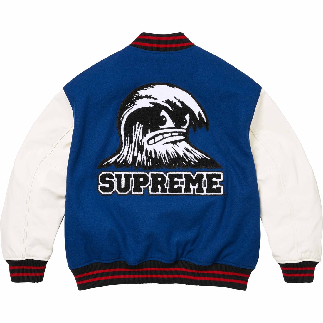 Details on Wave Varsity Jacket Blue from spring summer
                                                    2024 (Price is $568)