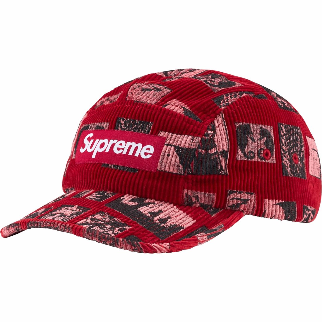 Details on Weirdo Dave Corduroy Camp Cap Red from spring summer
                                                    2024 (Price is $58)