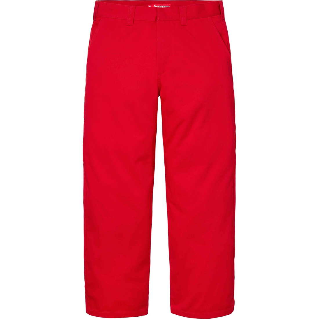 Supreme Work Pant (SS24) - Bright Red - $128