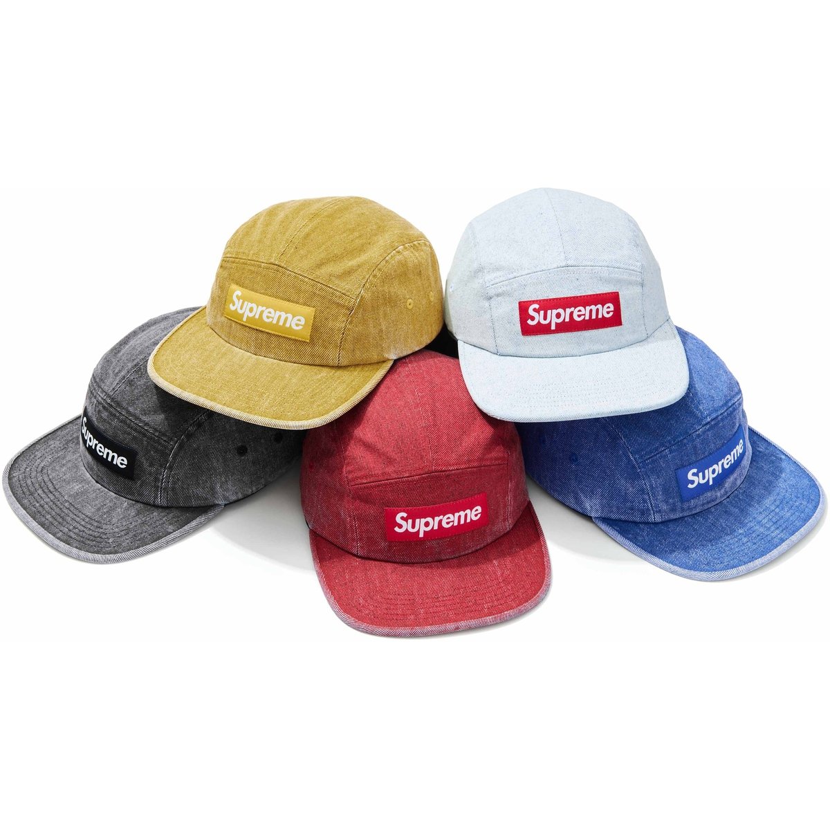 Details on Coated Denim Camp Cap from spring summer
                                            2024