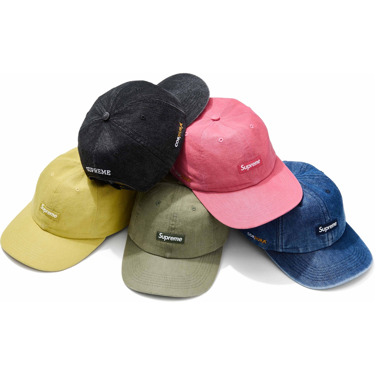 Supreme Cordura Denim Small Box 6-Panel for spring summer 24 season