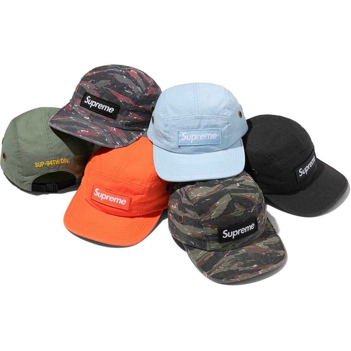 Supreme Military Camp Cap for spring summer 24 season