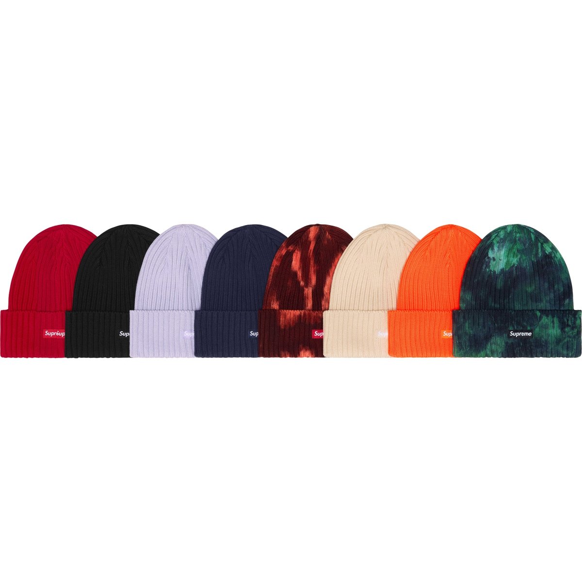 Supreme Overdyed Beanie released during spring summer 24 season