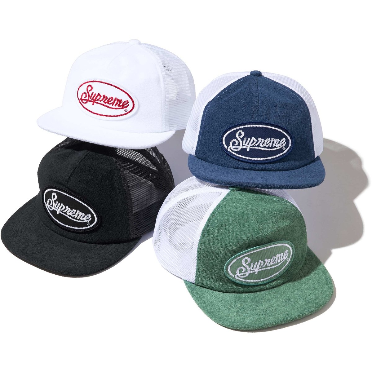 Supreme Terry Mesh Back 5-Panel for spring summer 24 season