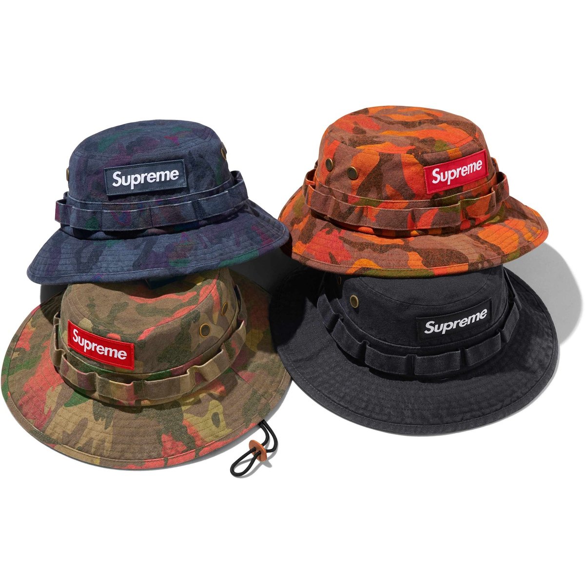 Supreme Washed Canvas Boonie released during spring summer 24 season