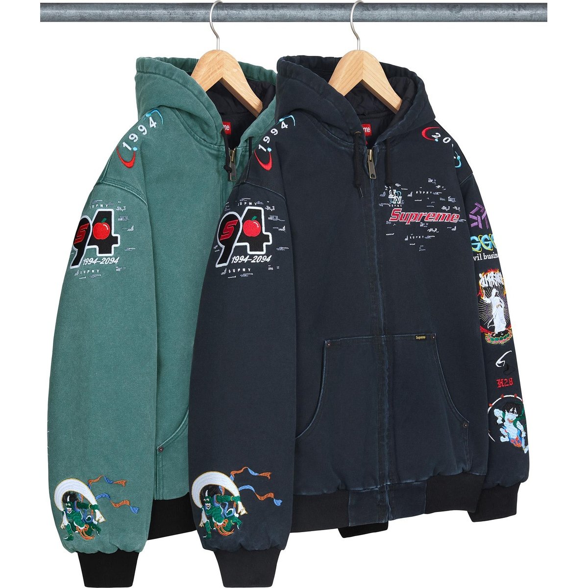 Supreme AOI Hooded Work Jacket releasing on Week 12 for spring summer 2024