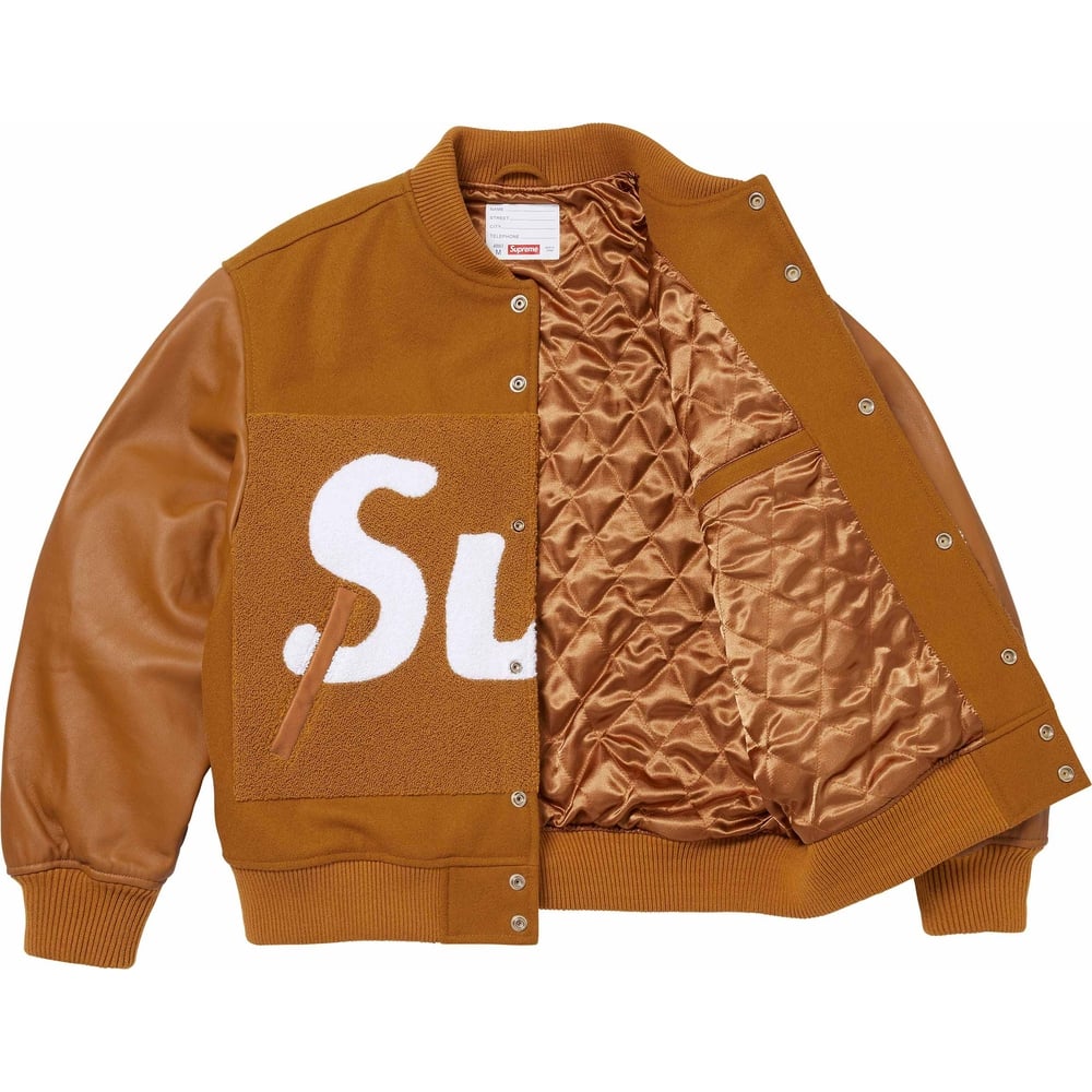 Details on Big Logo Chenille Varsity Jacket  from spring summer
                                                    2024 (Price is $598)