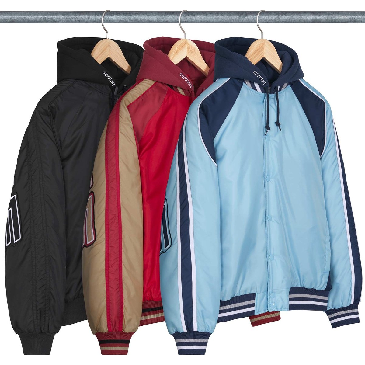 Supreme Hooded Stadium Jacket for spring summer 24 season