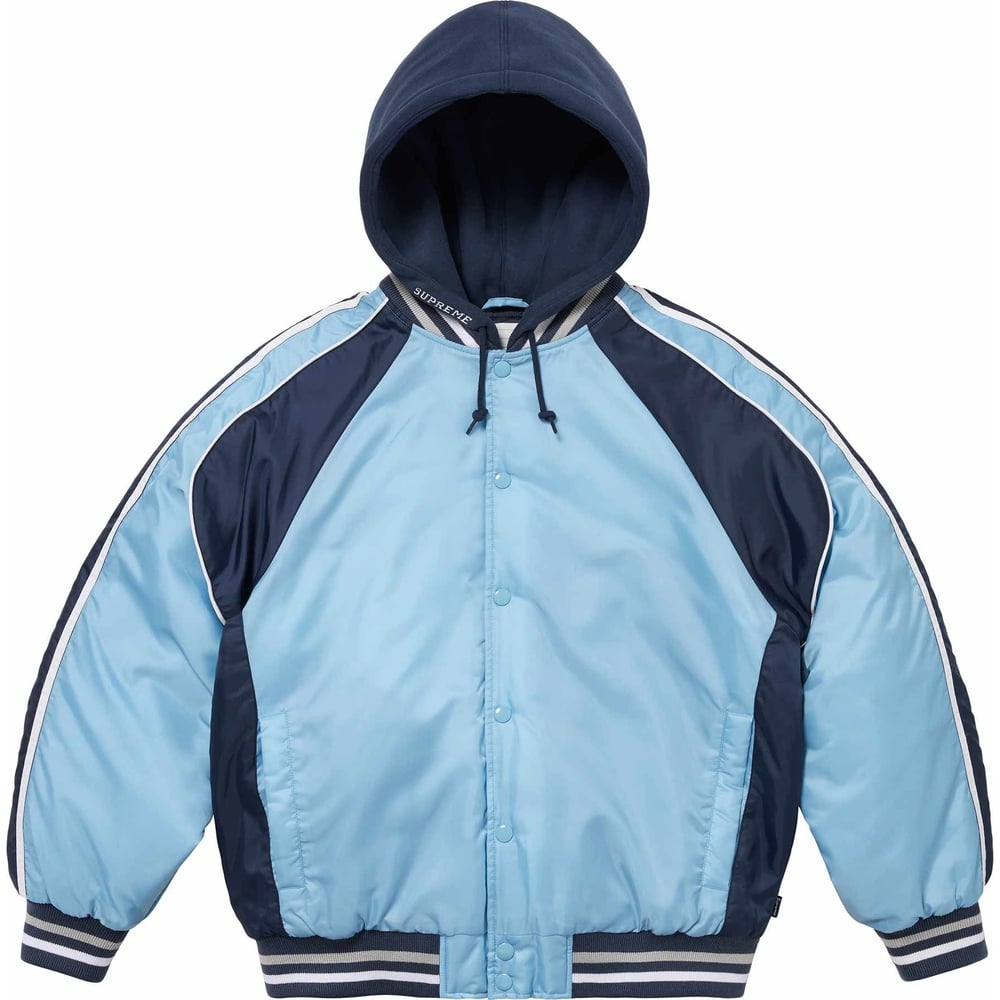Supreme Hooded Stadium Jacket (SS24) - $238
