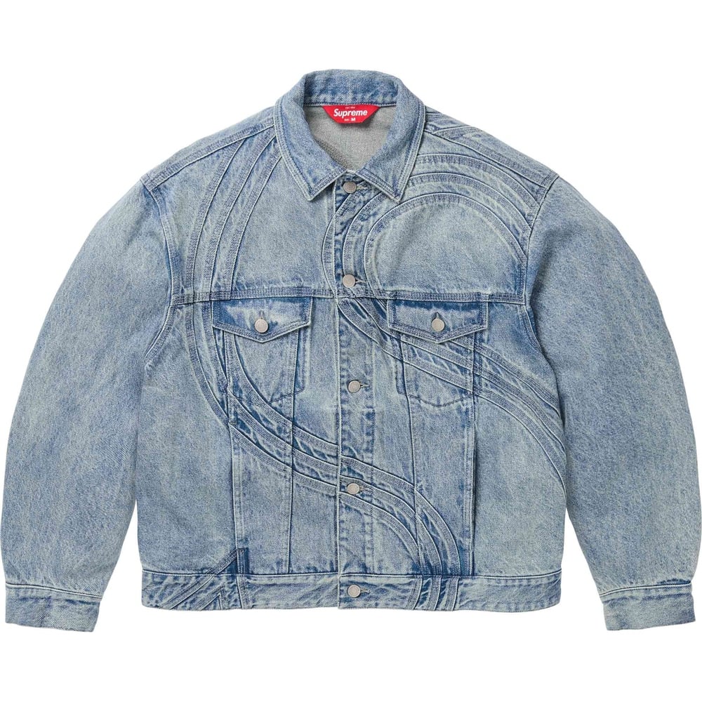 Details on S Logo Denim Trucker Jacket  from spring summer
                                                    2024 (Price is $348)