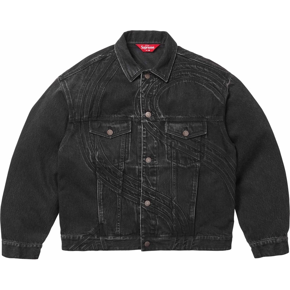 Details on S Logo Denim Trucker Jacket  from spring summer
                                                    2024 (Price is $348)