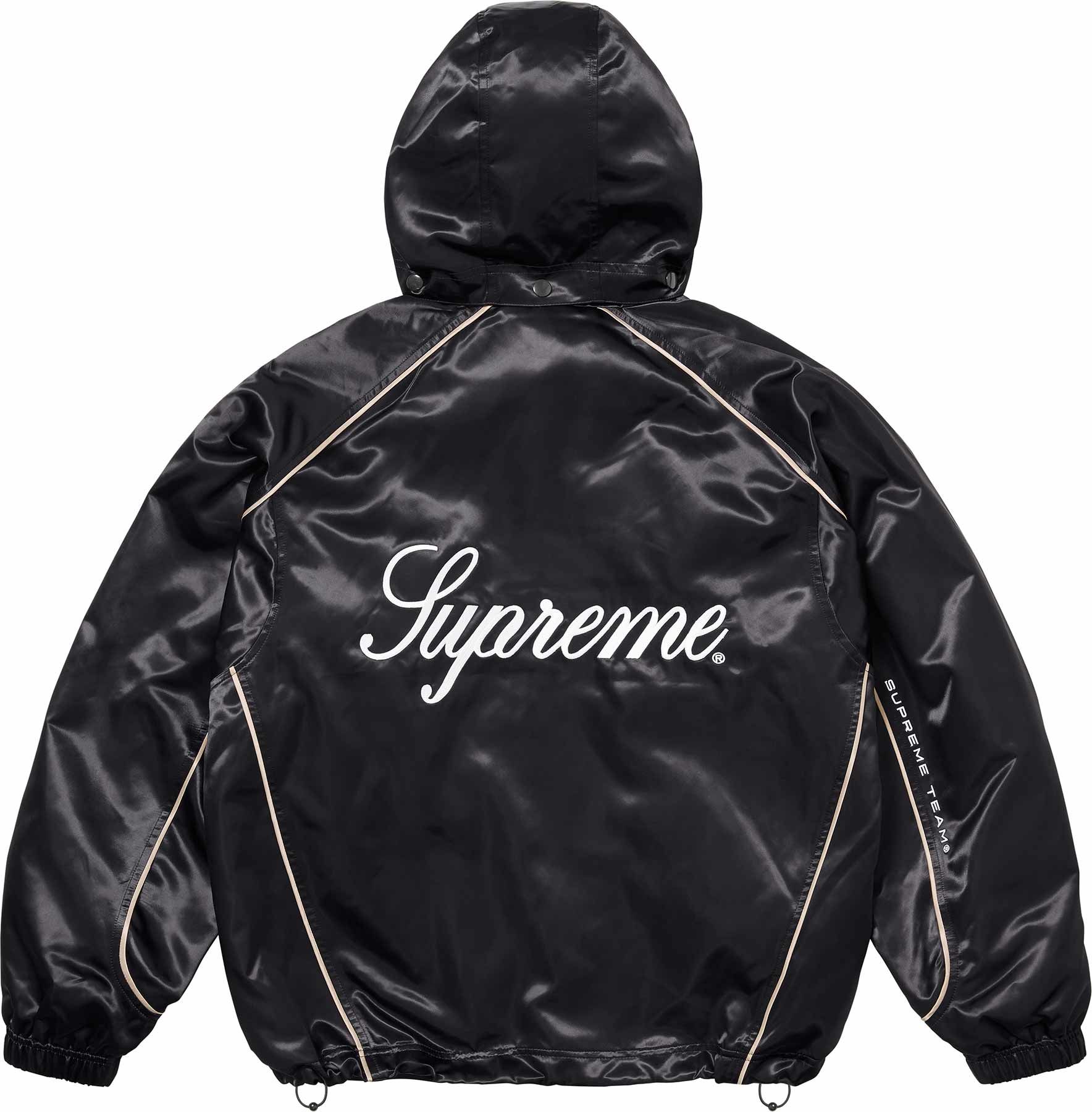 Satin Hooded Track Jacket - spring summer 2024 - Supreme