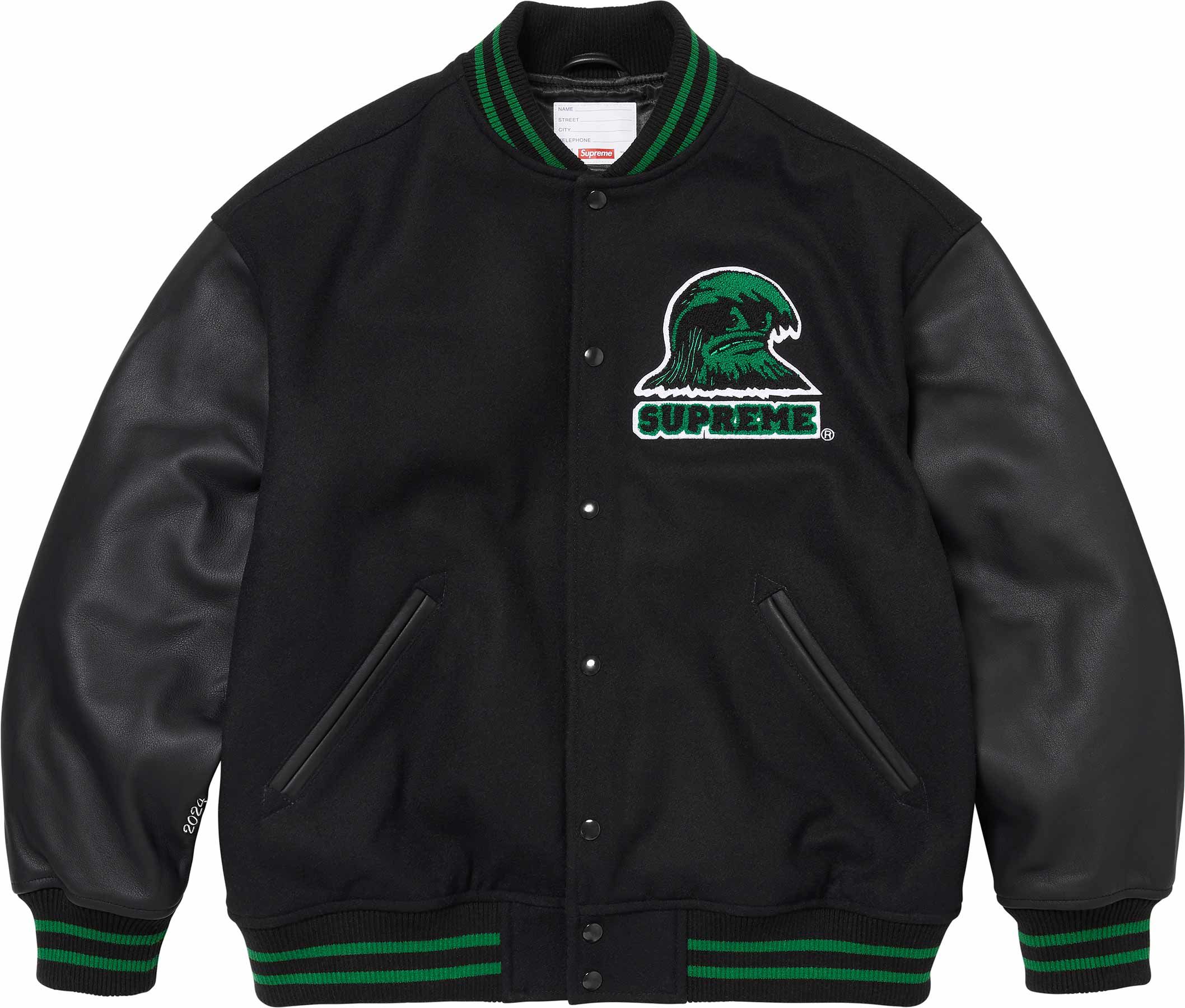 Wave Varsity Jacket - spring summer 2024 - Supreme