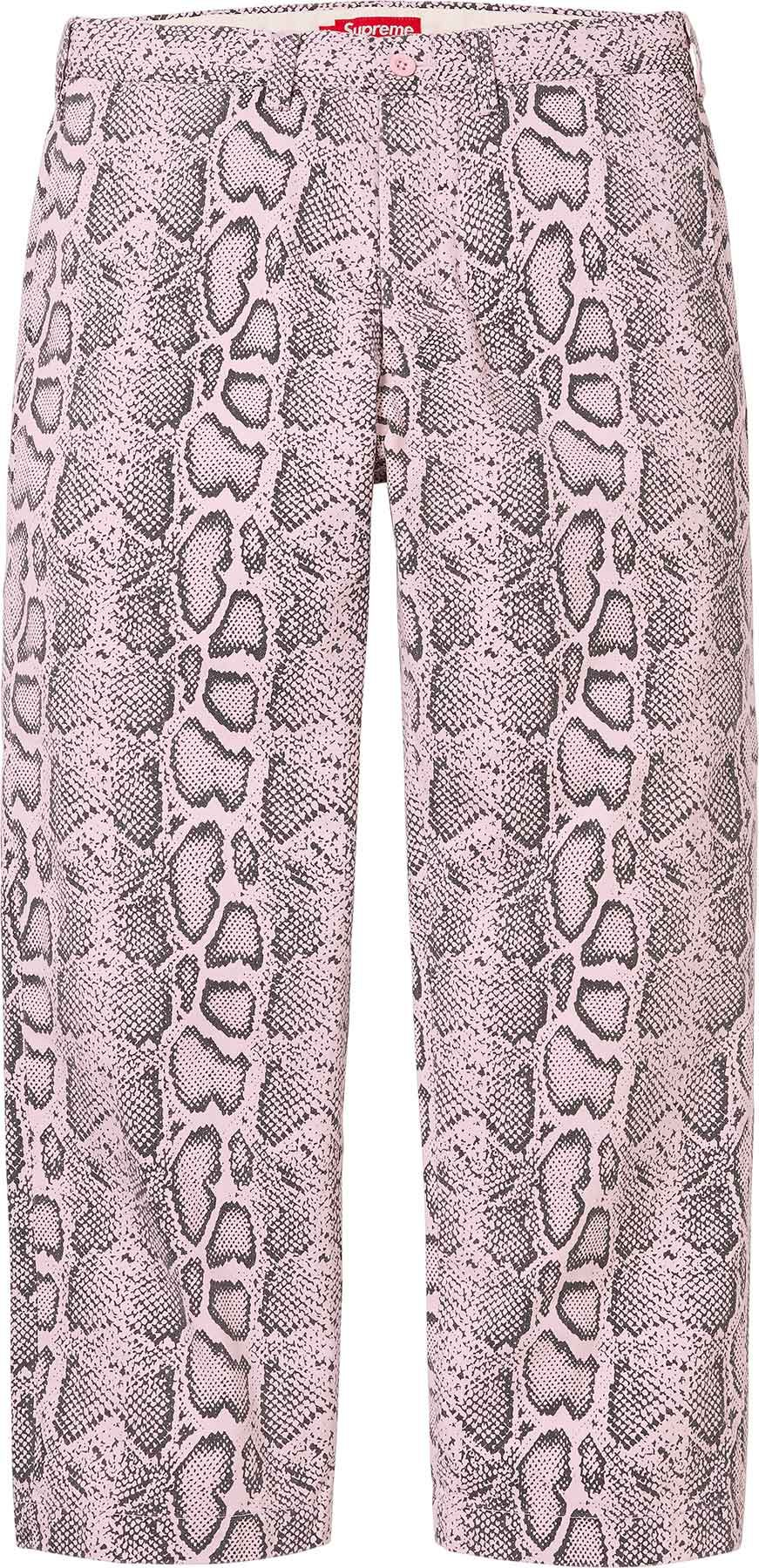 Snake Print Chino Pant - spring summer 2024 - Supreme