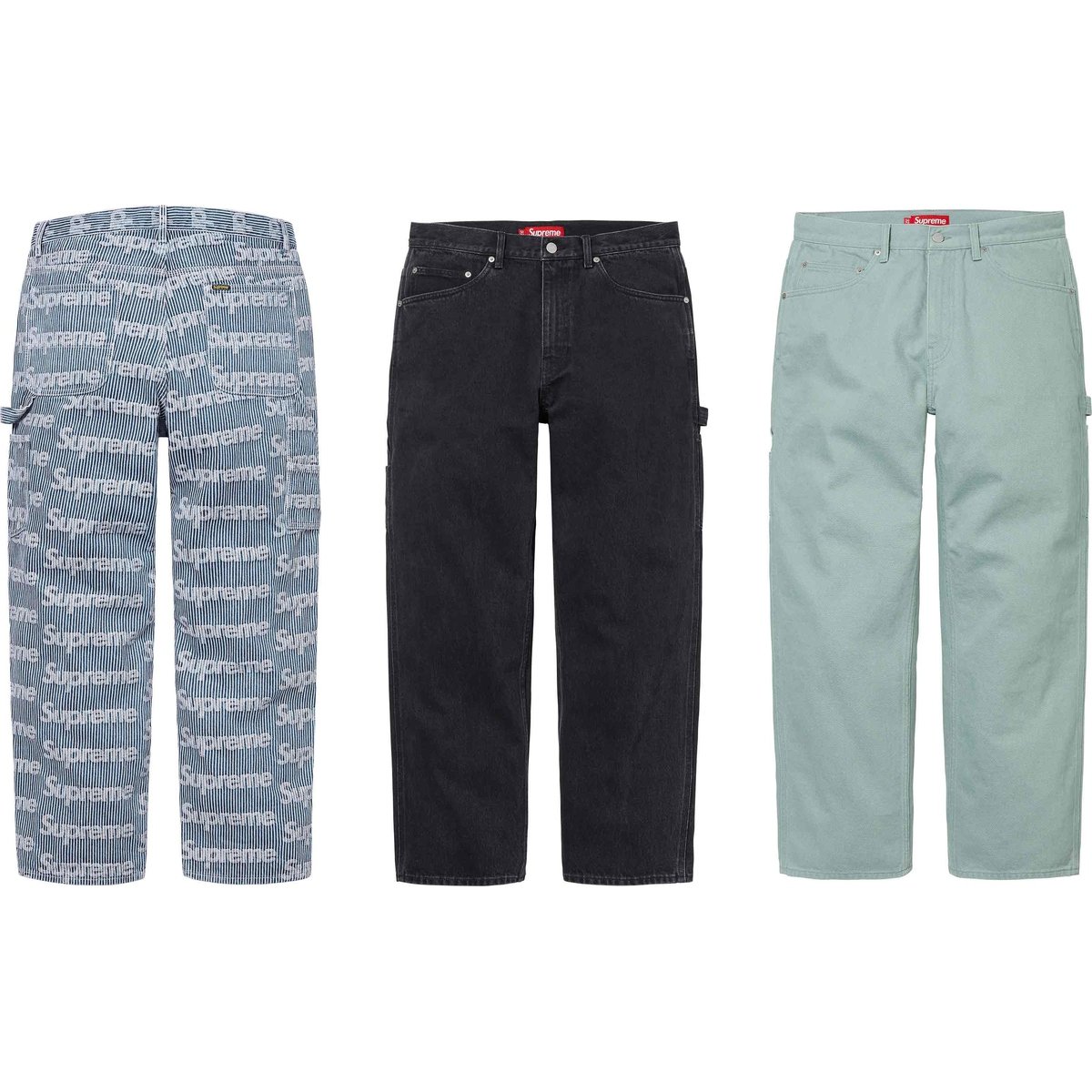 Supreme Denim Painter Pant for spring summer 24 season