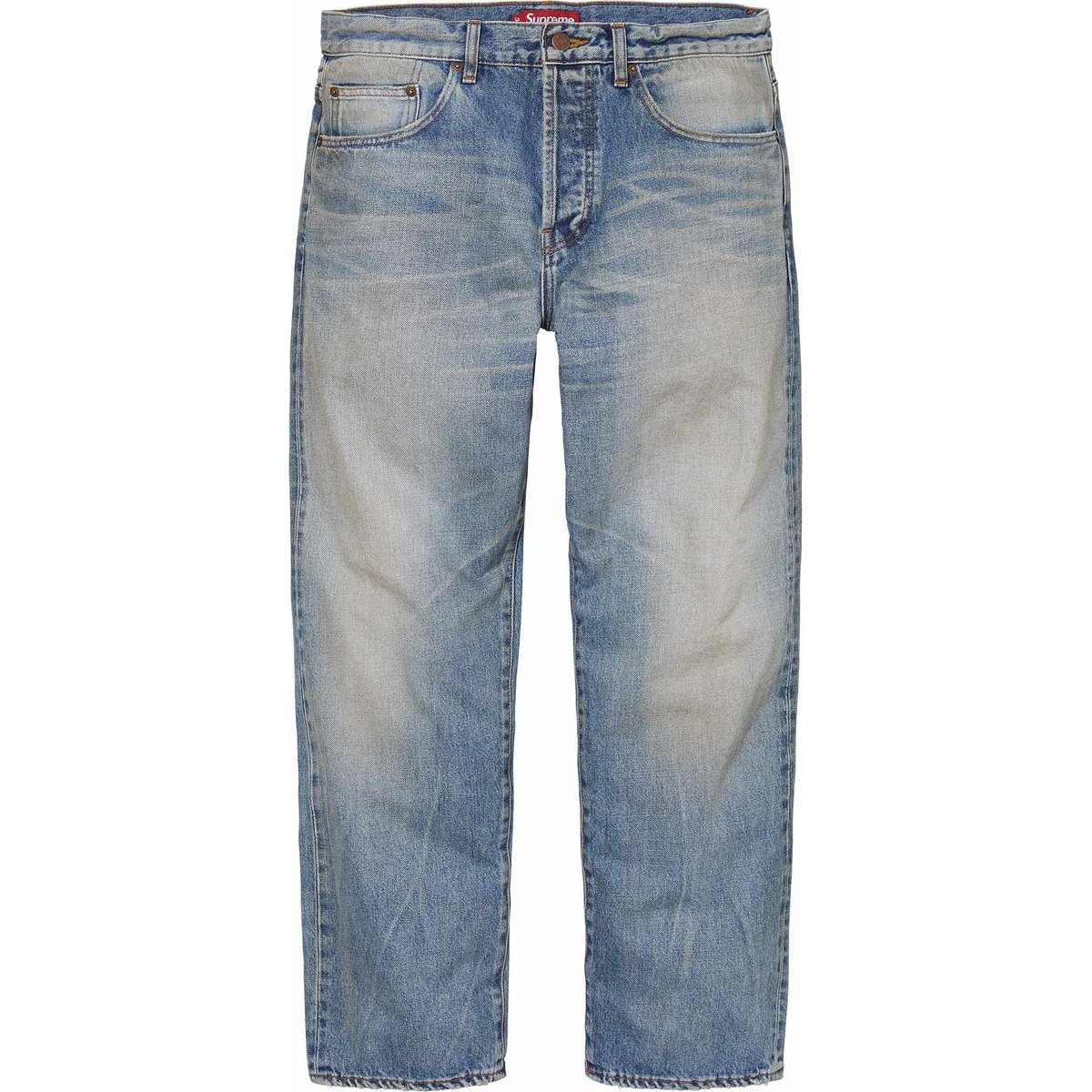 Details on Distressed Loose Fit Selvedge Jean from spring summer
                                            2024