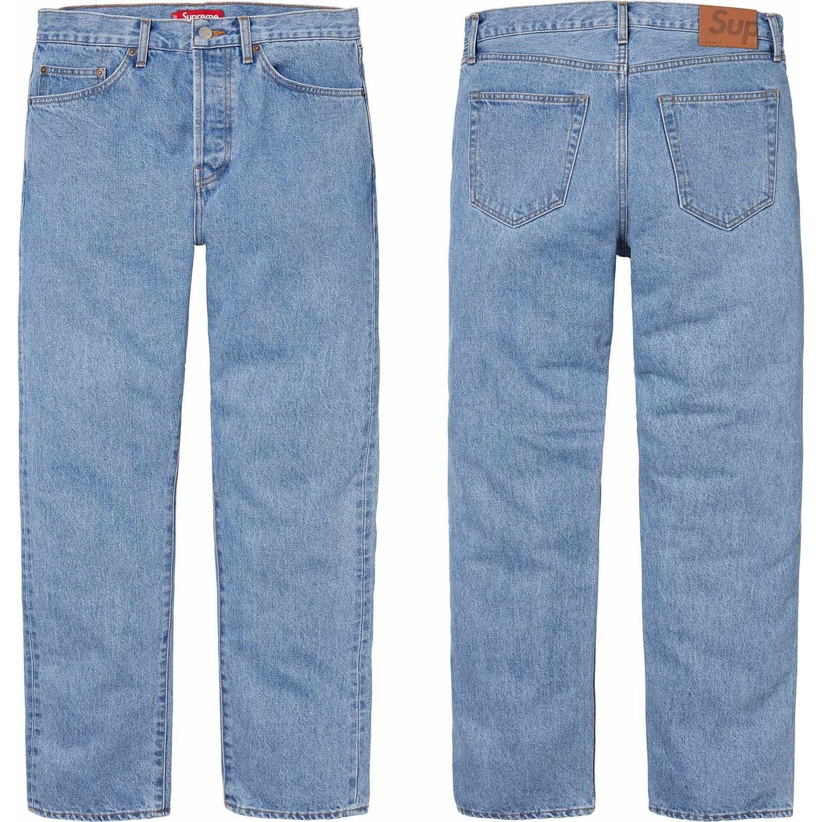 Supreme Stone Washed Slim Selvedge Jean releasing on Week 1 for spring summer 2024