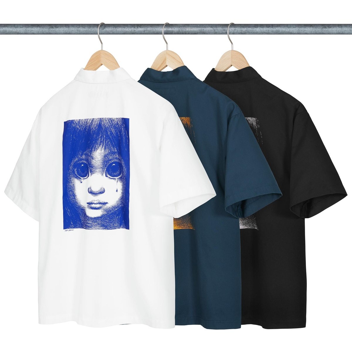 Supreme Margaret Keane Teardrop S S Work Shirt for spring summer 24 season