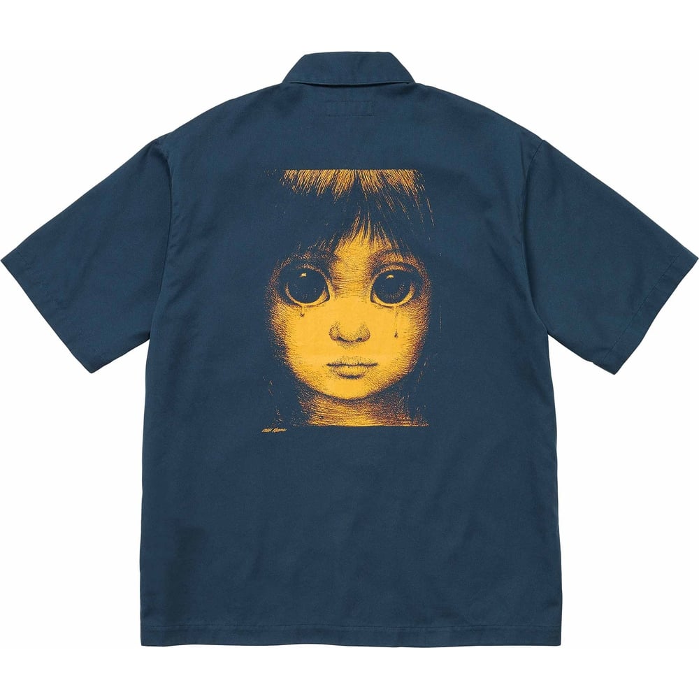 Supreme Margaret Keane Teardrop S S Work Shirt (SS24) - $138