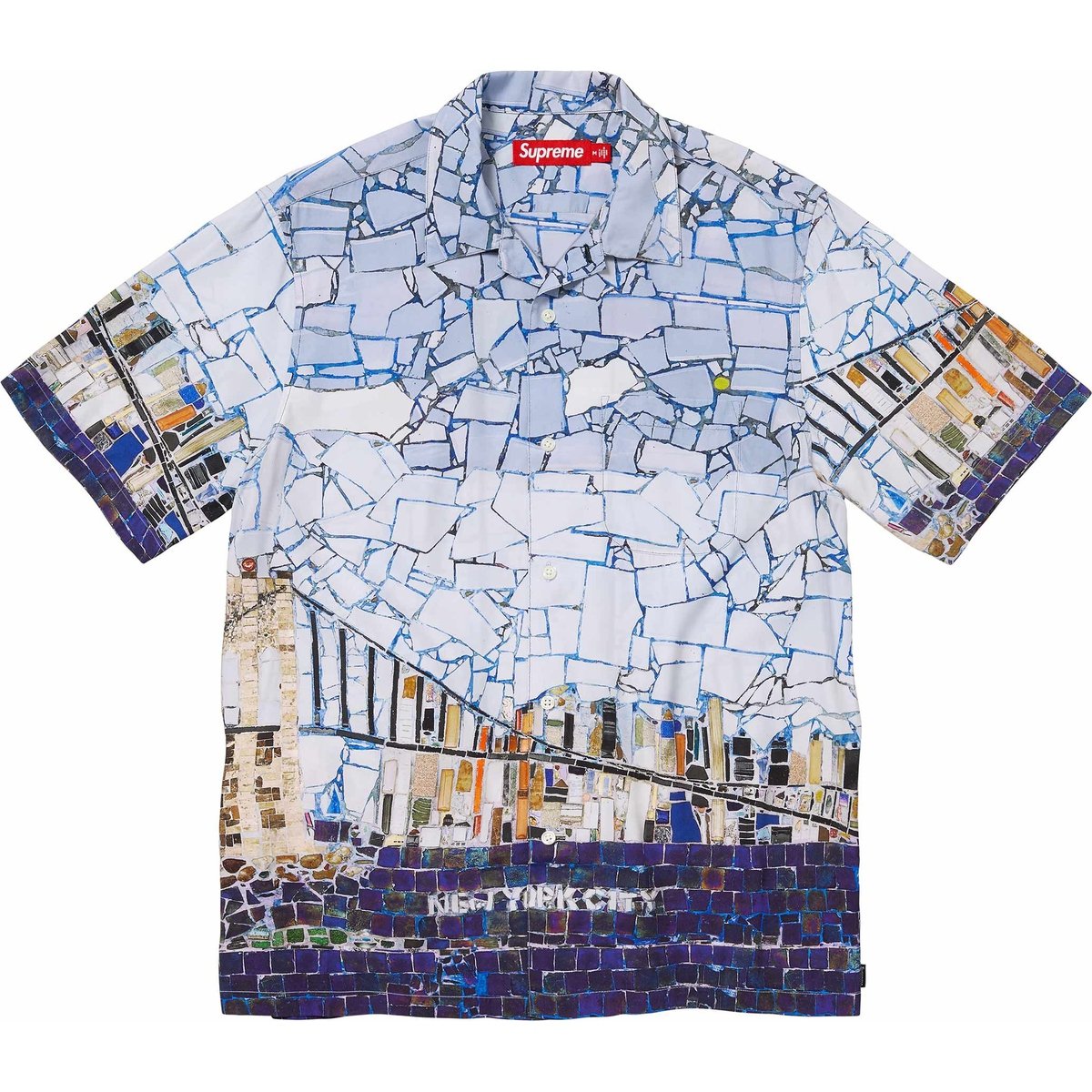 Supreme Mosaic S S Shirt for spring summer 24 season