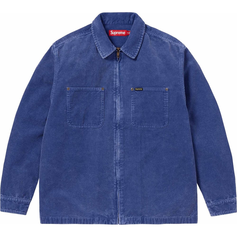 Details on Washed Corduroy Zip Up Shirt  from spring summer
                                                    2024 (Price is $148)